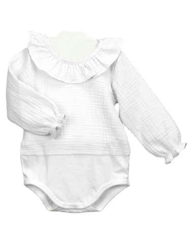 1720 WHITE BODY BRAND BABIDU (Sizes: 3 M)