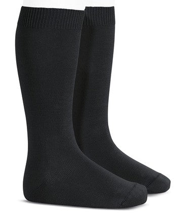 Basic Knee High Socks (Size: 0, Color: 900 (Black))