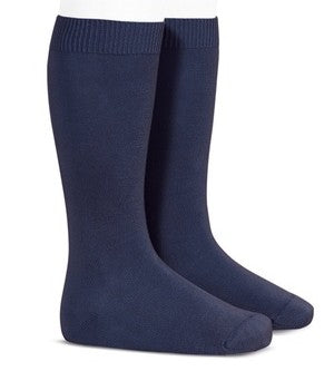 Basic Knee High Socks (Size: 0, Color: 480 (Navy))