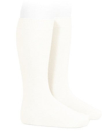 Basic Knee High Socks (Size: 0, Color: 202 (off-white))
