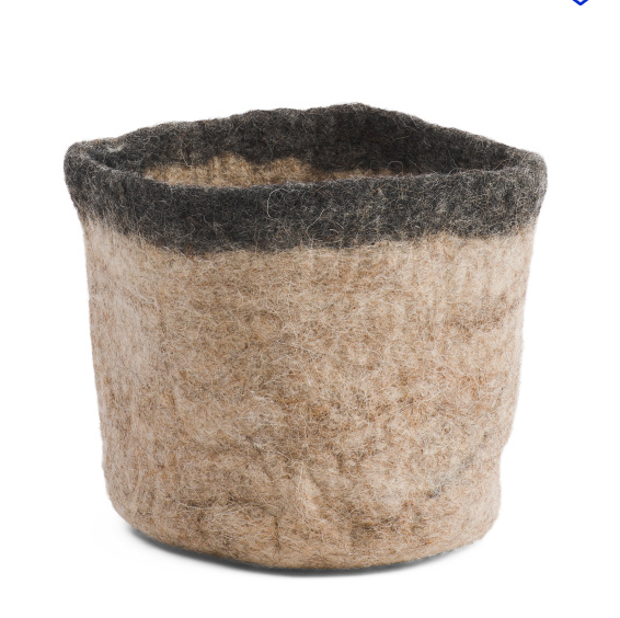 Boiled Wool Basket