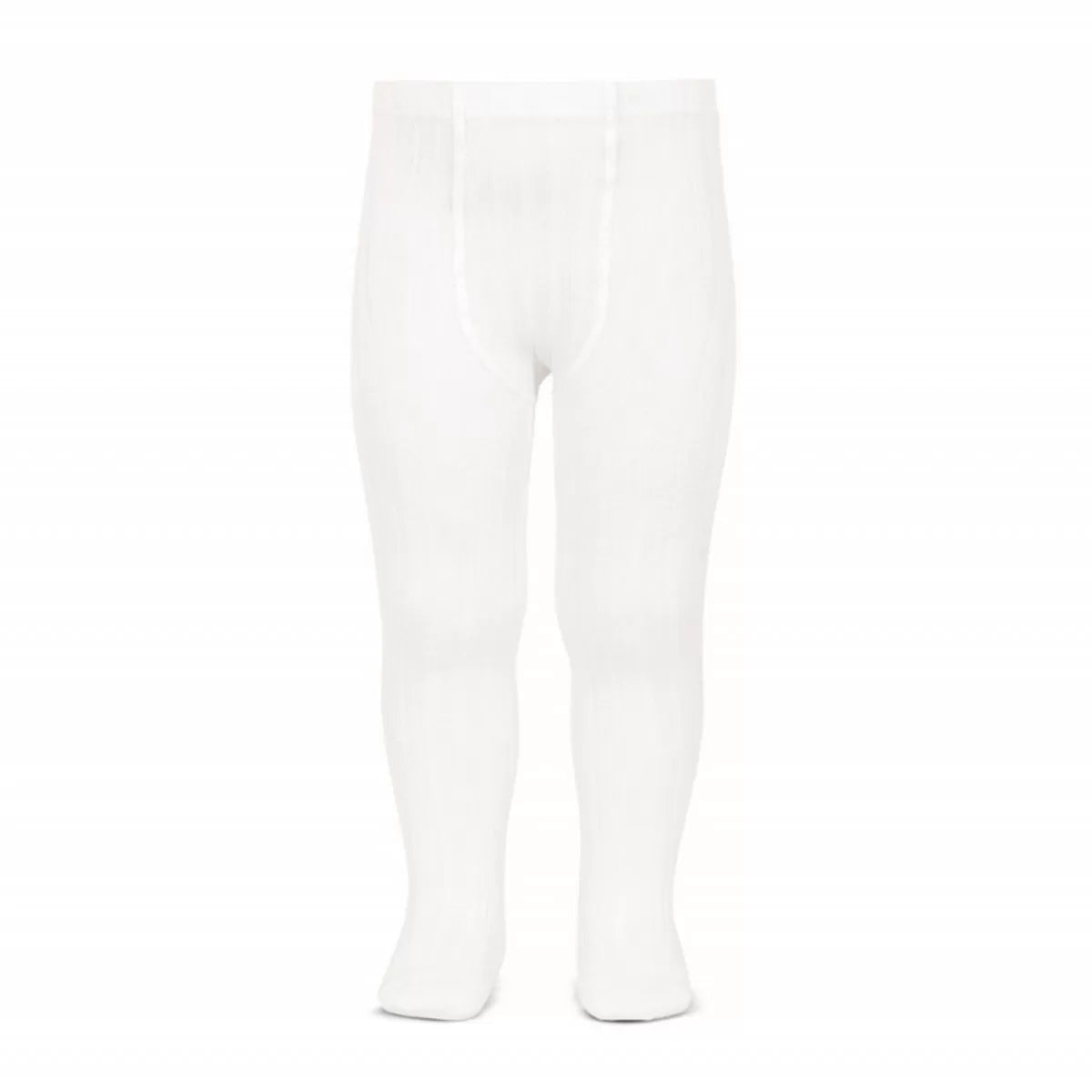 Wide-rib Basic Tights (Size: 000, Color: 200 White)