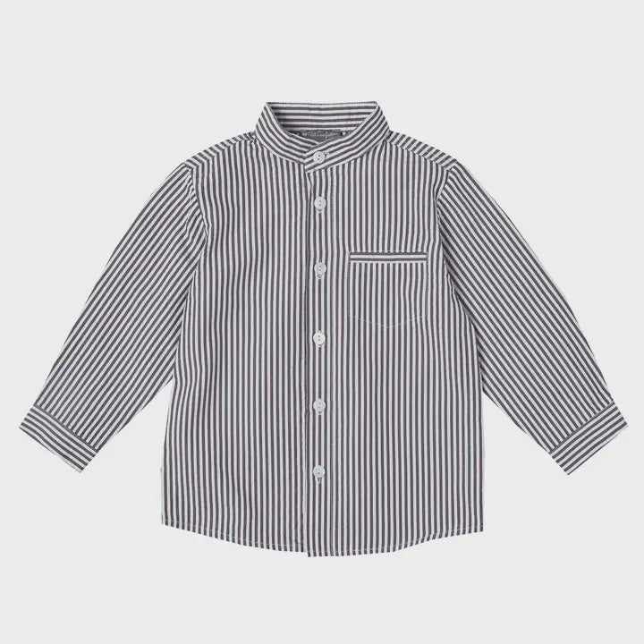 Seersucker Long-Sleeve Shirt | 12m