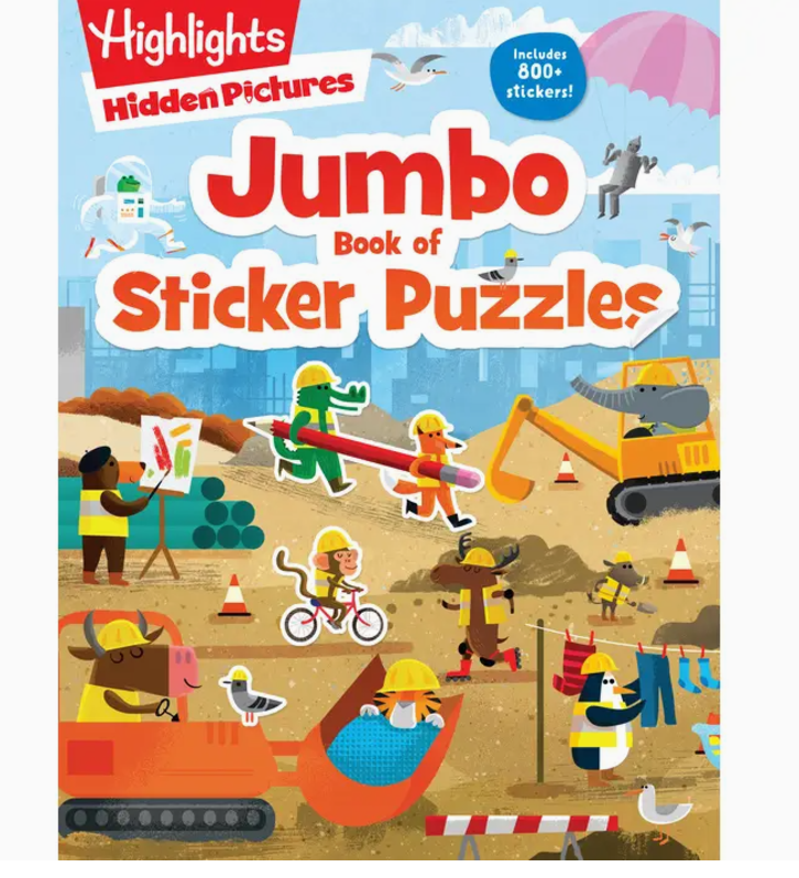 Jumbo Book Sticker Puzzles