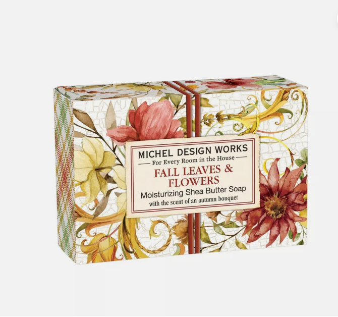 Michel Design Works Bar Soap - Fall Leaves & Flowers