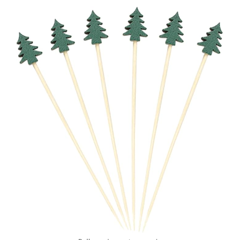 Tree Cocktail Picks - 25ct