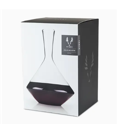 Raye Angled Crystal Wine Decanter