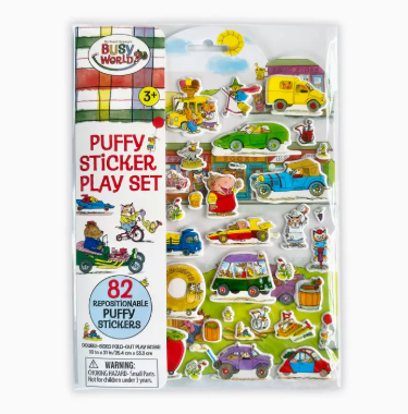 Richard Scarry's Busy World Puffy Sticker Play Set