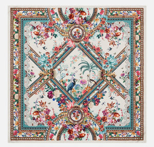 Camilla, Silk Square Plumes and Parterres