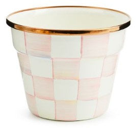 MacKenzie-Childs Rosy Check Mini Pot