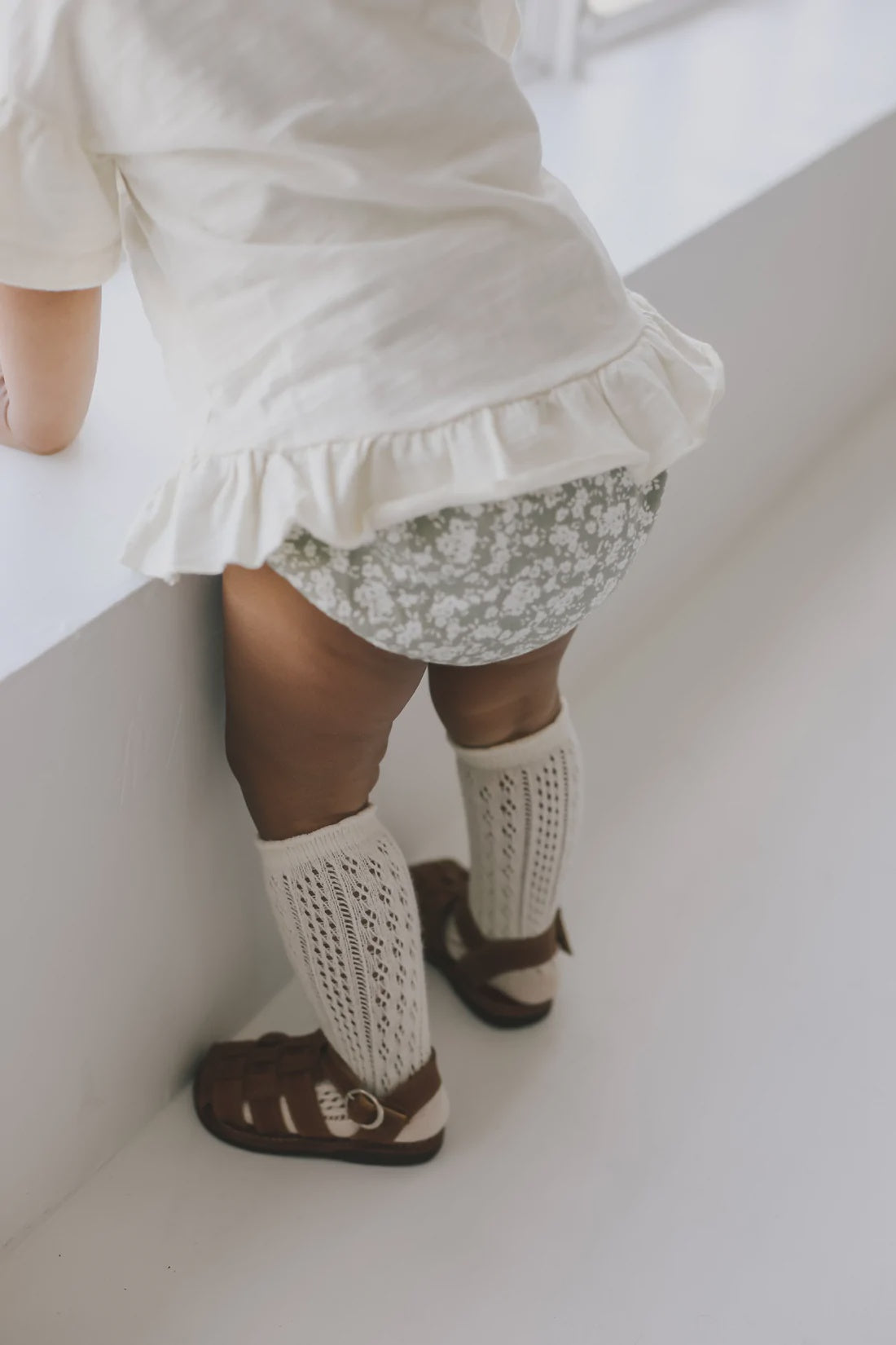 Ellie Socks - Off White, 6-8yr