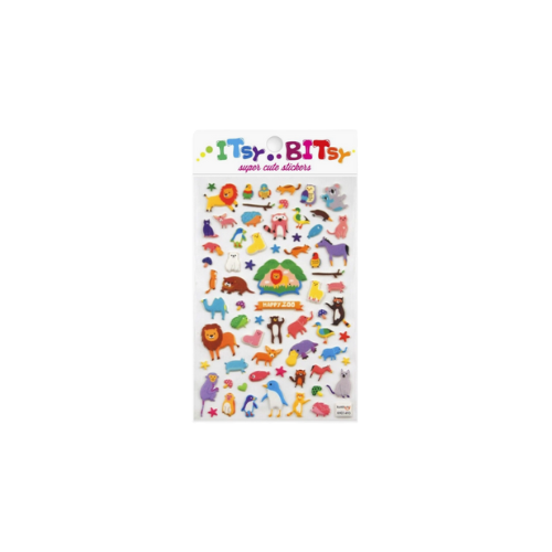 Itsy Bitsy Stickers - Happy Zoo