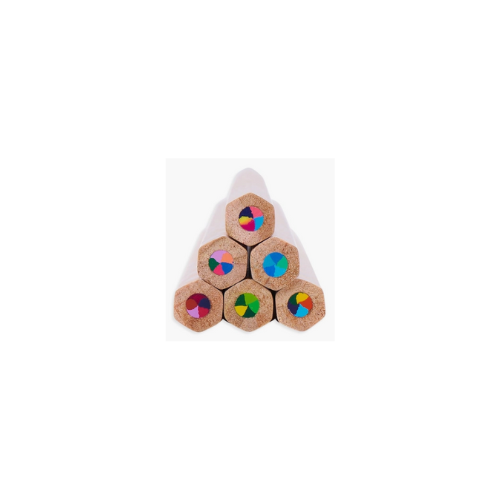 Kaleidoscope Multi-Colored Pencils - Set of 6