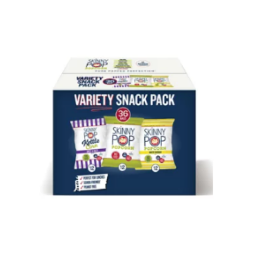 SkinnyPop Variety Snack Pack Popcorn, 0.5 oz., 36 pk. - BUSINESS ONLY