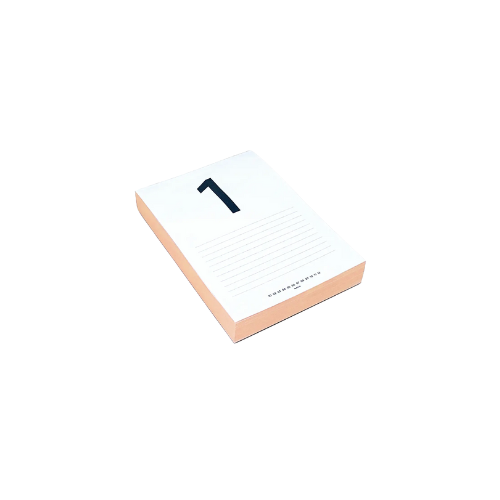 Daily Calendar Pad - Blush Edge