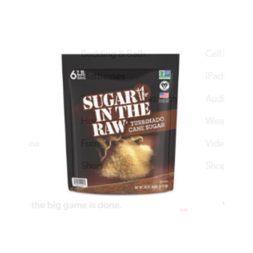 Sugar in the Raw Natural Cane Sugar, 6 lbs. - BUSINESS ONLY