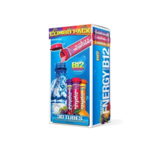 Zipfizz Energy Multi-Vitamin Hydration Drink Mix, Combo Pack, 30 ct. - BUSINESS ONLY