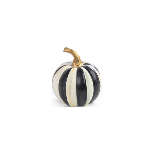 MacKenzie-Childs Courtly Stripe Mini Pumpkin Decor