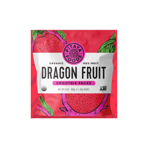 Dragon Fruit Smoothie Packs 4 pack