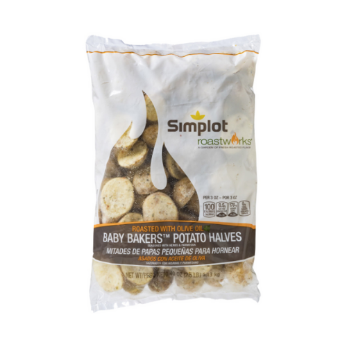 Simplot Parmesan & Herb Potato Halves - 2.5lbs