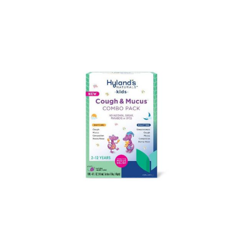 *Hylands Naturals Kids Cold & Cough, Nasal Decongestant, Day and Night Combo Pack, 4 Fl Oz (Pack of 2)