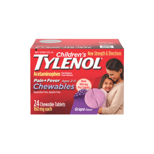 Tylenol Children's Chewables - Grape 24 ct.