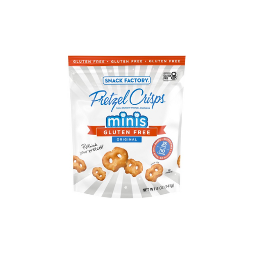 Snack Factory Pretzel Crisp Mini's Gluten Free Original 5 oz.