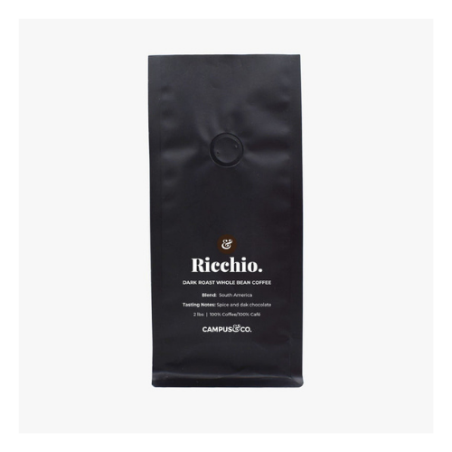 Campus&Co. Ricchio Dark Roast Coffee Beans, 2 lb.