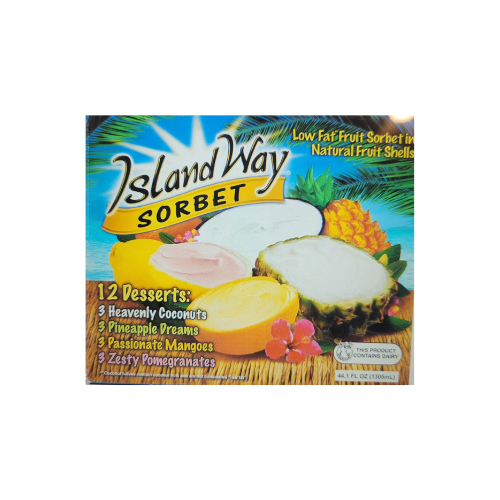 Island Way Sorbet Assortment - 10 ct