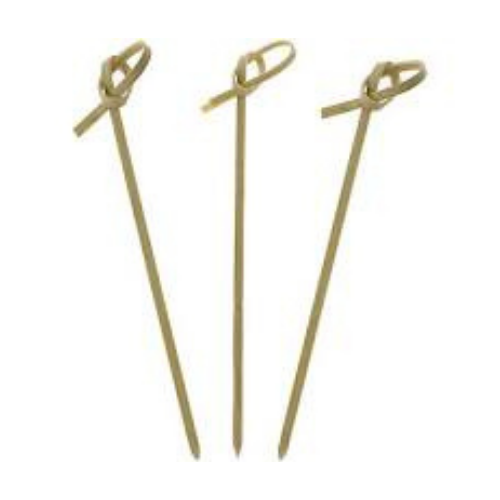 Bamboo Knot Picks 4"- 50pk