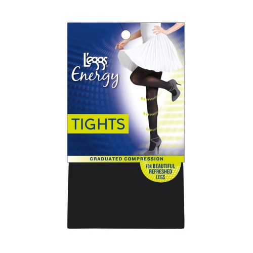 L'eggs Energy Tights - Black Size L