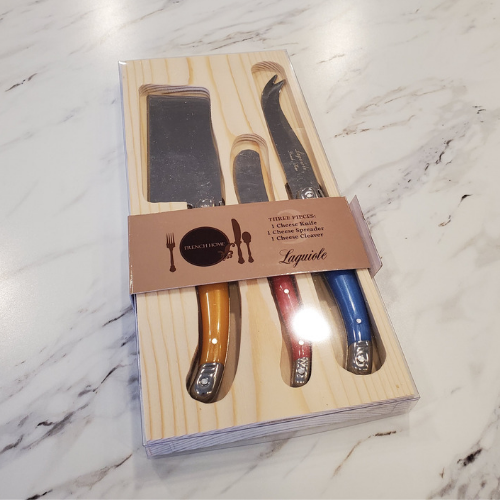 Laguiole 3 Piece Cheese Knife Set