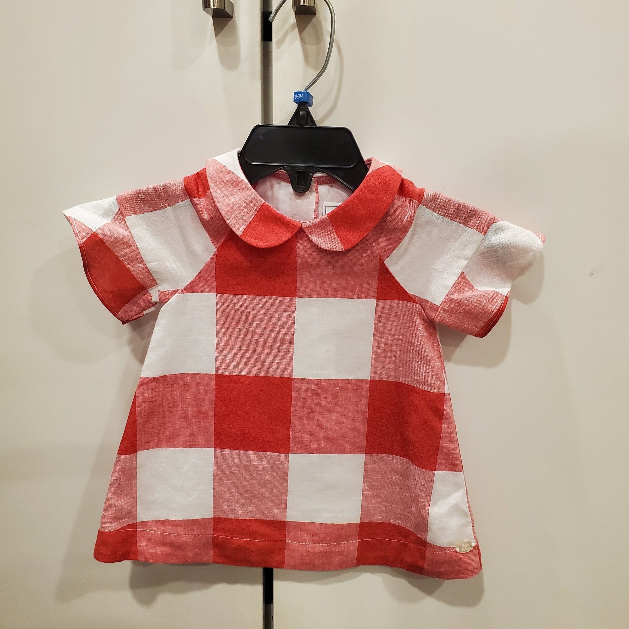 Tartine et Chocolat, Red Gingham Dress, 3m