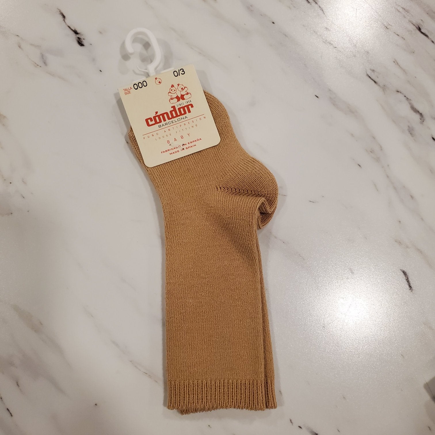 Basic Knee High Socks (Size: 000, Color: 326 (camel))