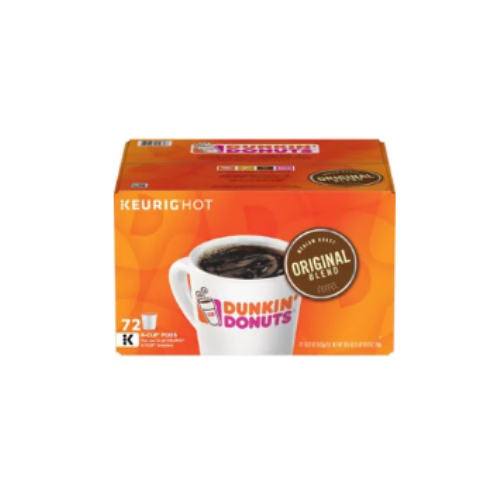 Dunkin' Donuts Medium Roast K-cups, Original Blend, 72 ct. - BUSINESS ONLY