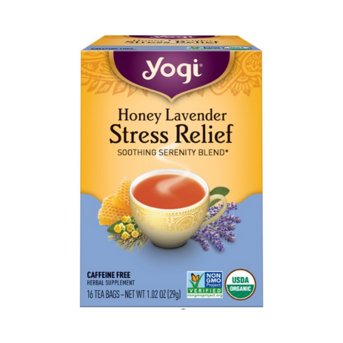 Yogi Honey Lavender Stress Relief Tea, 16 ct