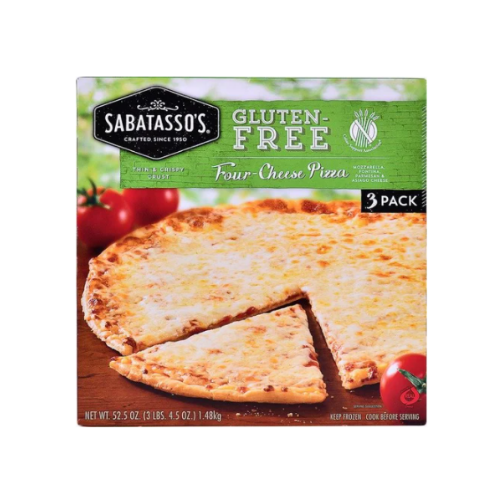 Sabatasso's GF Four Cheese Pizza - 52.5oz, 3 pk