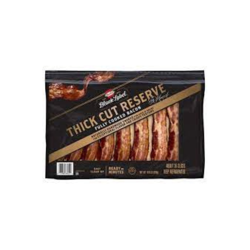 Hormel Black Label Fully Cooked Thick Cut Reserve Bacon 10.5 oz