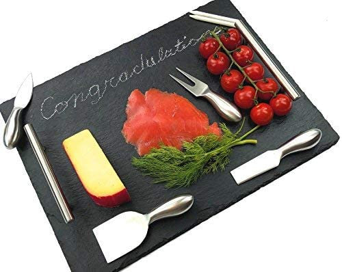 Slate Cheese Board - 7pc. Serving Set