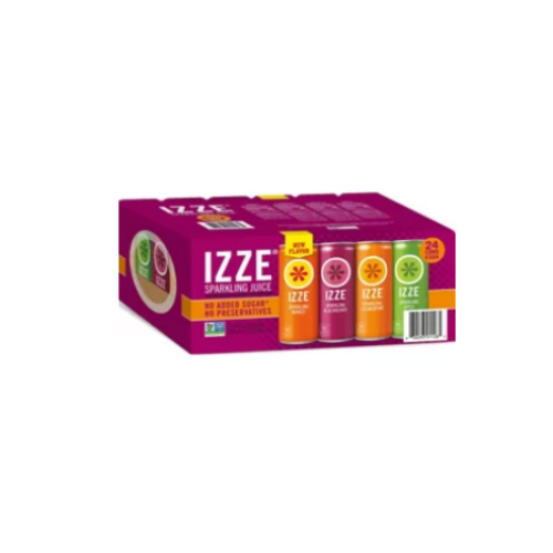 Izze Sparkling Juice Variety Pack, 24 count