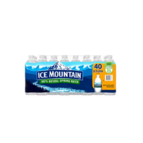 Ice Mountain Spring Water Bottles - 40 pk 16.9oz - BUSINESS ONLY