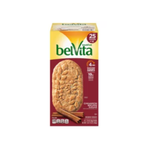 Belvita Cinnamon Brown Sugar Breakfast Biscuits, 25 ct. - BUSINESS ONLY