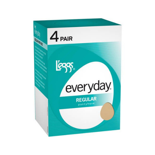 L'eggs Everyday Regular Nylons Suntan Size B 4 pk.