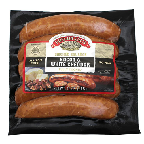 Bacon & White Cheddar Smoked Sausage