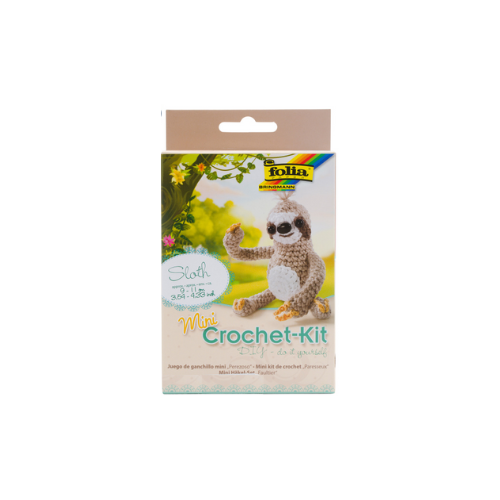 Folia Mini Crochet Kit - Sloth