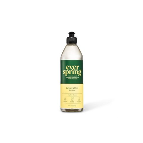 Everspring Lemon & Mint Liquid Dish Soap - 18 fl oz