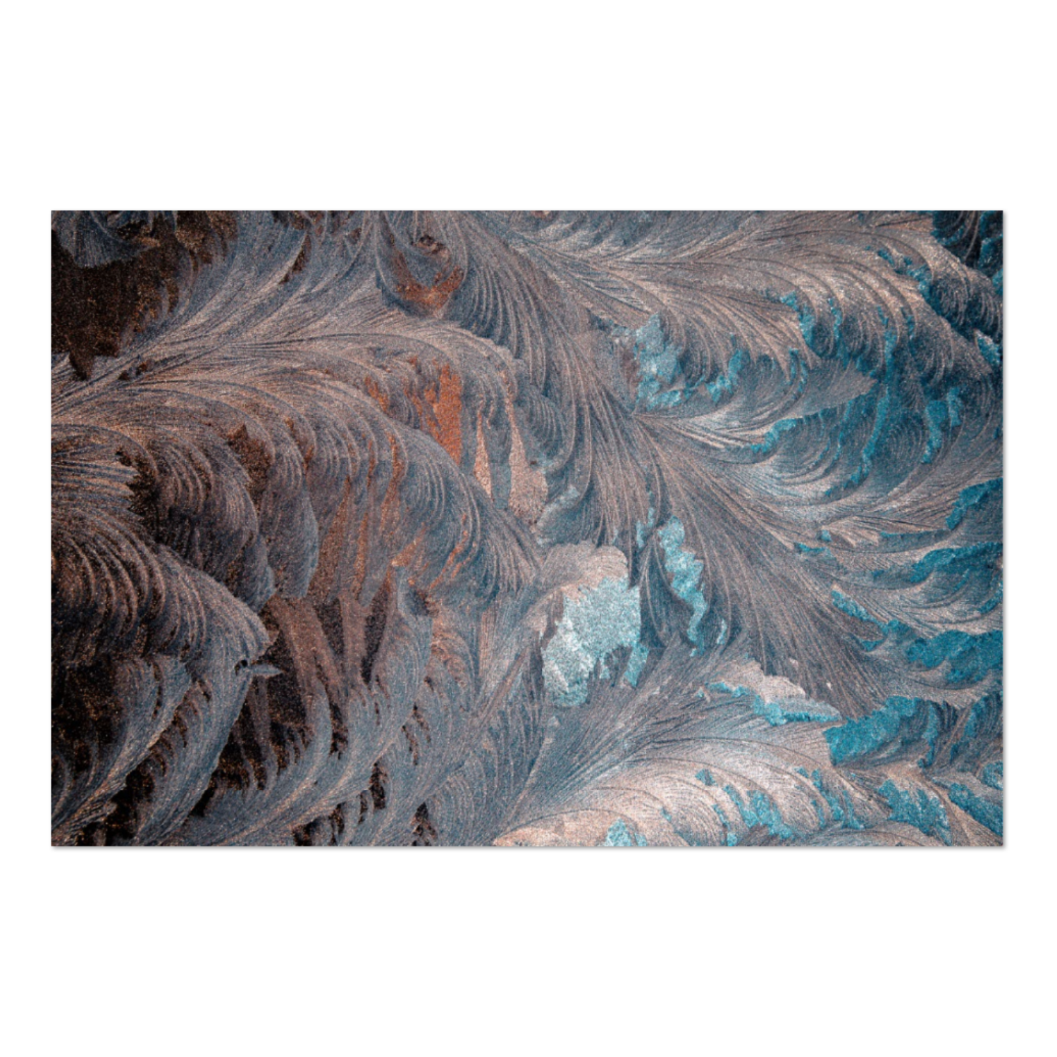 Zela Paper Placemats 25ct - Feathered Frost