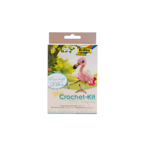 Folia Mini Crochet Kit - Flamingo