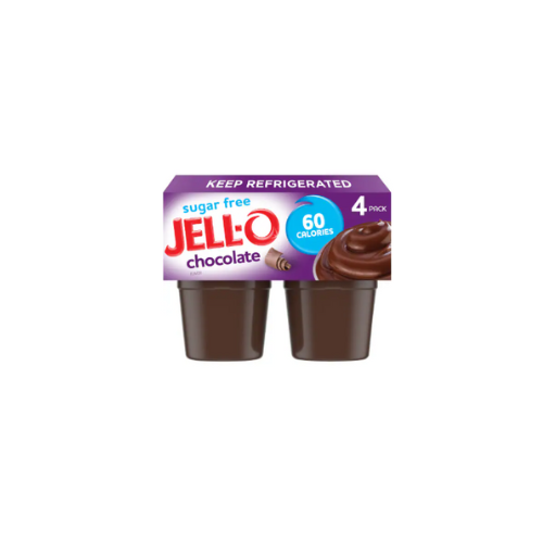 JELL-O Chocolate Flavor Sugar Free Pudding - 4 ct.