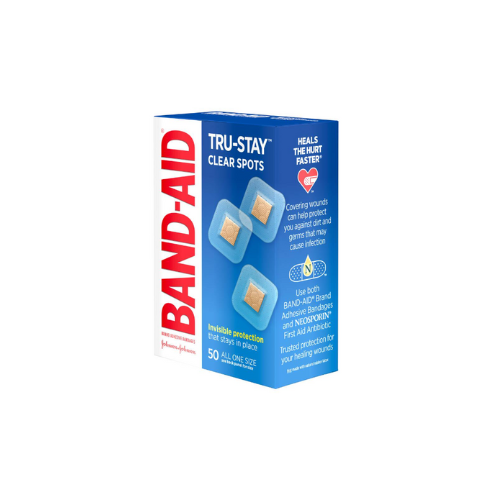 Band-aid True Spot Clear Spot bandages, 50ct